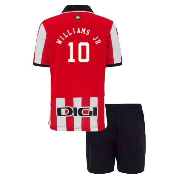 Billiga Fotbollströjor Barn Athletic Bilbao Hemmatröja 2025/26 Nico Williams 10