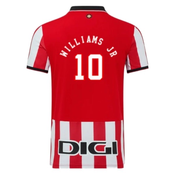Billiga Fotbollströjor Athletic Bilbao Herr Hemmatröja 2025/26 Nico Williams 10