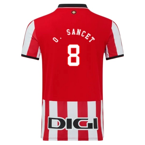 Billiga Fotbollströjor Athletic Bilbao Herr Hemmatröja 2025/26 Oihan Sancet 8