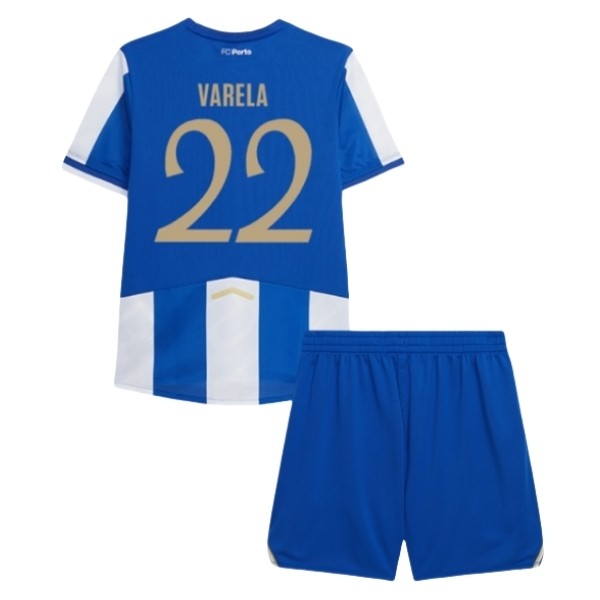 FC Porto Bortatröja 2025/26 Fotbollskläder barn med namn Alan Varela 22
