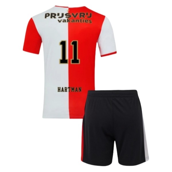 Fotbollskläder Set Barn Feyenoord Hemmatröja 2025/26 Quilindschy Hartman 11