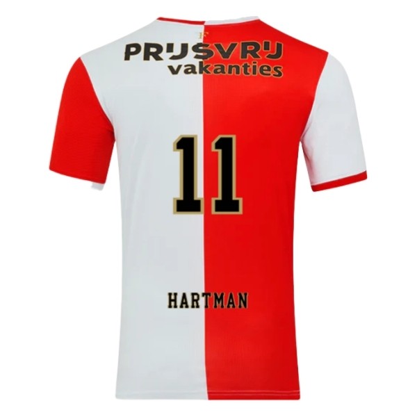 Köpa Fotbollströjor Herr Feyenoord Hemmatröja 2025/26 Kortärmad Quilindschy Hartman 11