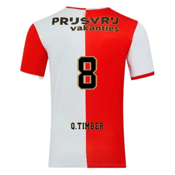 Köpa Fotbollströjor Herr Feyenoord Hemmatröja 2025/26 Kortärmad Quinten Timber 8