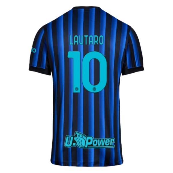 Fotbolls Matchtröjor Herr Inter Milan Hemmatröja 2025/26 Kortärmad Lautaro Martinez 10