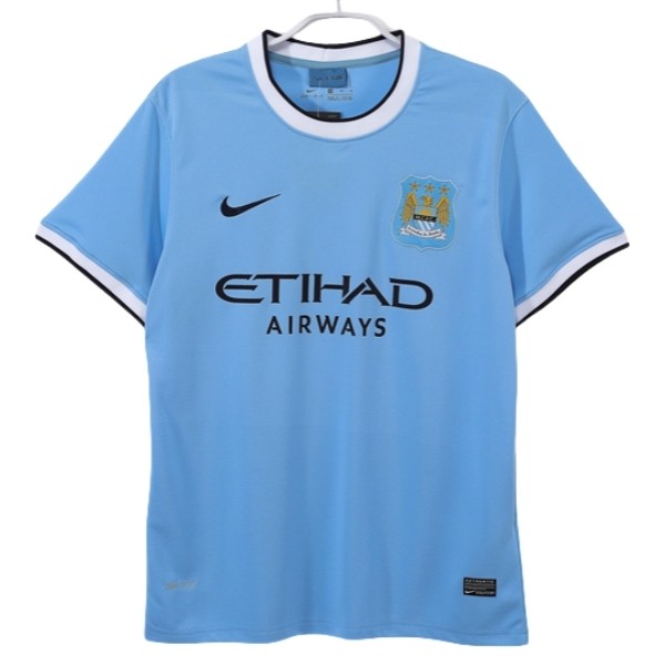 Billiga Fotbollströjor Manchester City Hemmatröja Retro 2013-2014 Herr