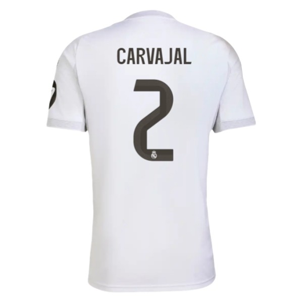 Billiga Fotbollströjor Real Madrid Hemmatröja 2025/26 Kortärmad Daniel Carvajal 2