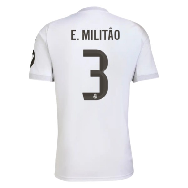 Billiga Fotbollströjor Real Madrid Hemmatröja 2025/26 Kortärmad Éder Militão 3