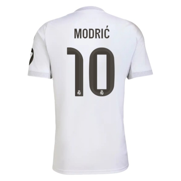 Real Madrid Hemmatröja 2025/26 Kortärmad Fotbollskläder med namn Luka Modrić 10