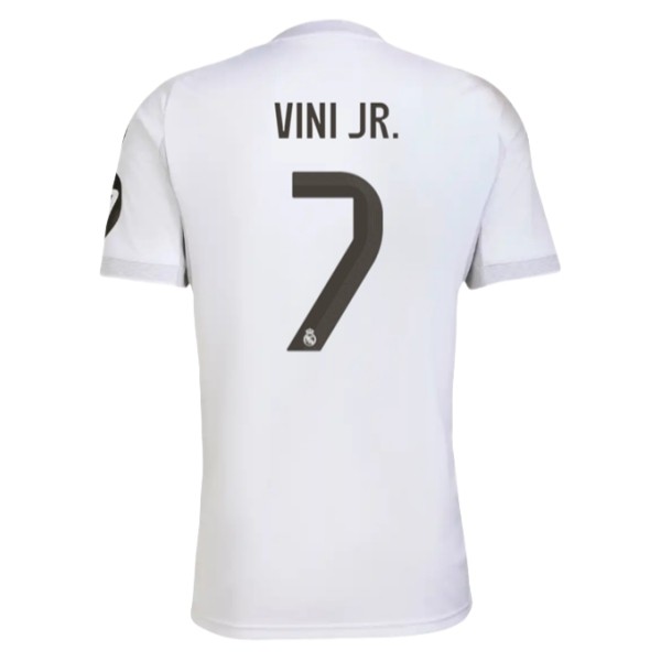 Matchställ Fotboll Real Madrid Hemmatröja 2025/26 Kortärmad Vinicius Junior 7