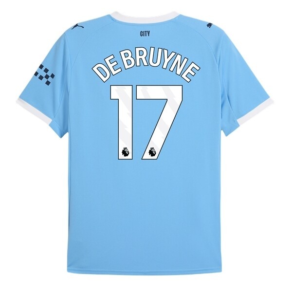 Billiga Fotbollströjor Herr Manchester City Hemmatröja 2025/26 Kevin de Bruyne 17