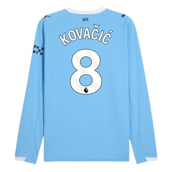 Matchtröjor Fotboll Herr Manchester City Hemmatröja 2025/26 Mateo Kovačić 8