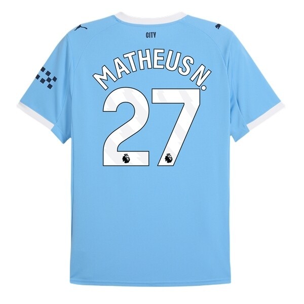 Matchtröjor Fotboll Manchester City Herr Hemmatröja 2025/26 Matheus Nunes 27