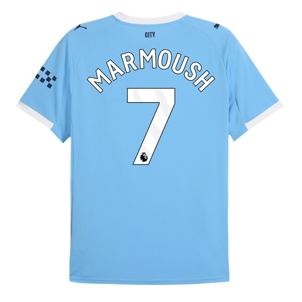 Matchtröjor Fotboll Manchester City Herr Hemmatröja 2025/26 Omar Marmoush 7