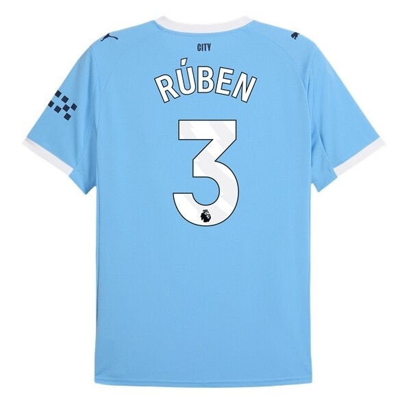 Billiga Fotbollströjor Herr Manchester City Hemmatröja 2025/26 Ruben Dias 3