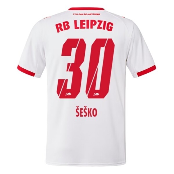Fotbollströjor Billigt RB Leipzig Hemmatröja 2025/26 Benjamin Šeško 30