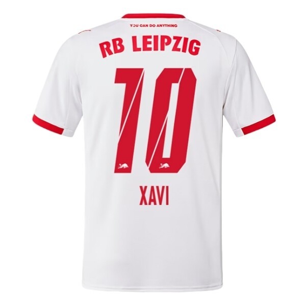Fotbolls Matchtröjor RB Leipzig Hemmatröja 2025/26 Kortärmad Xavi Simons 10