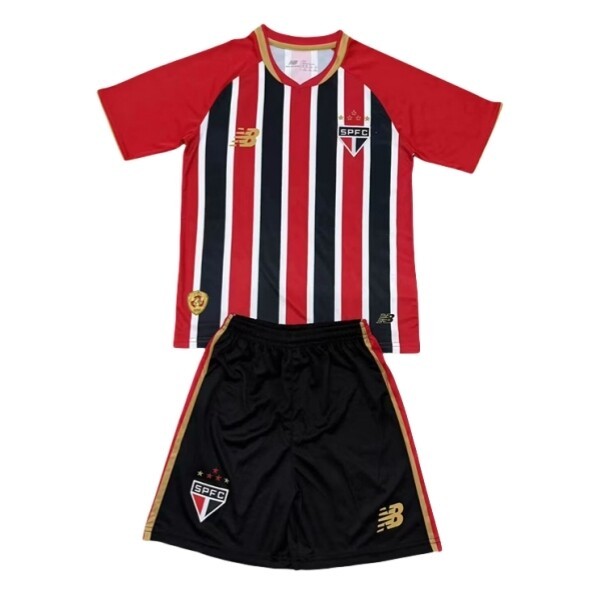 Barn Fotbollskläder São Paulo FC Barn Bortatröja 2025/26 Fotbollsställ