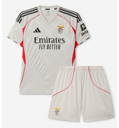 Billiga Fotbollströjor Barn SL Benfica Bortatröja 2025/26 Fotbollsställ