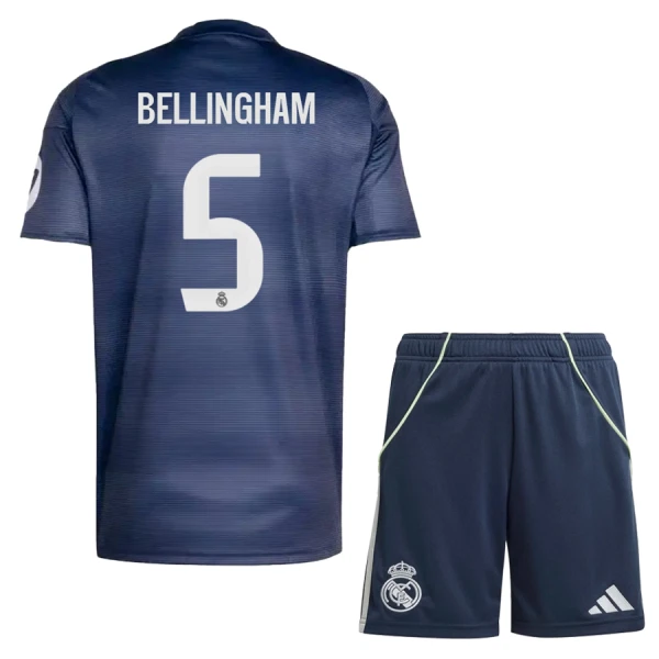 Barn Fotbollströjor med tryck Jude Bellingham 5 Real Madrid Bortatröja 2025/26