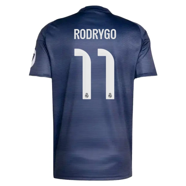 Fotbollströja med namn Rodrygo 11 Real Madrid Herr Bortatröja 2025/26