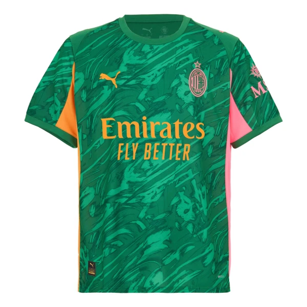 Billiga Fotbollströjor Herr AC Milan Målvakt Tredjetröja 2025/26 Grön