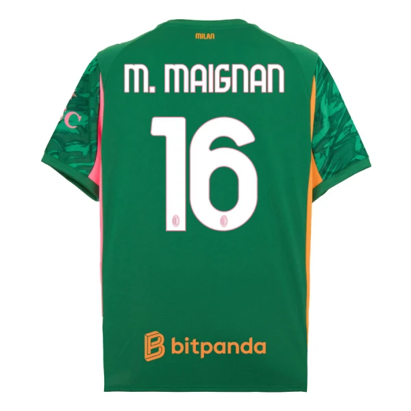 Fotbollskläder Herr AC Milan Målvakt Tredjetröja 2025/26 Mike Maignan 16