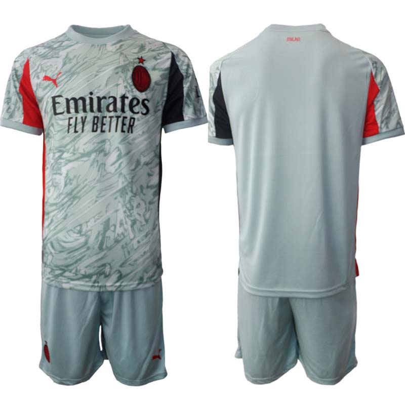 AC Milan Målvaktsställ Hemma 2025/26 Ljusblå Kortärmad Tröja + Shorts