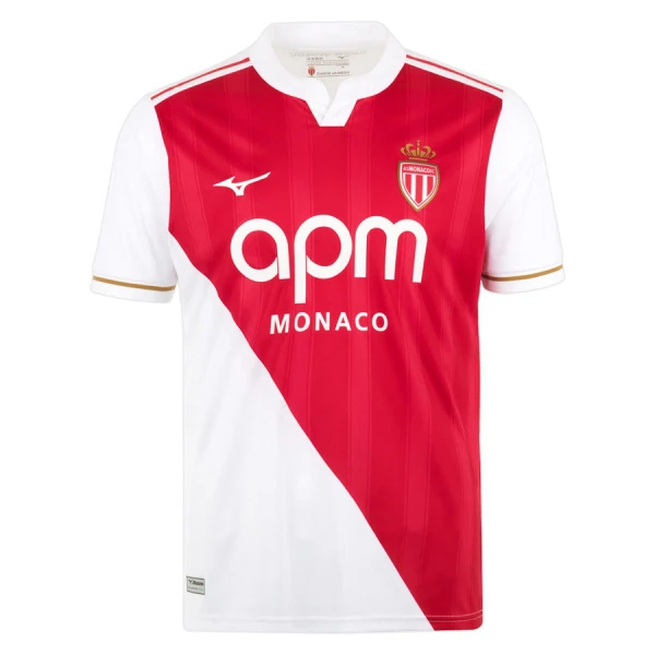 Billiga Fotbollströjor Herr AS Monaco Hemmatröja 2025/26 Kortärmad