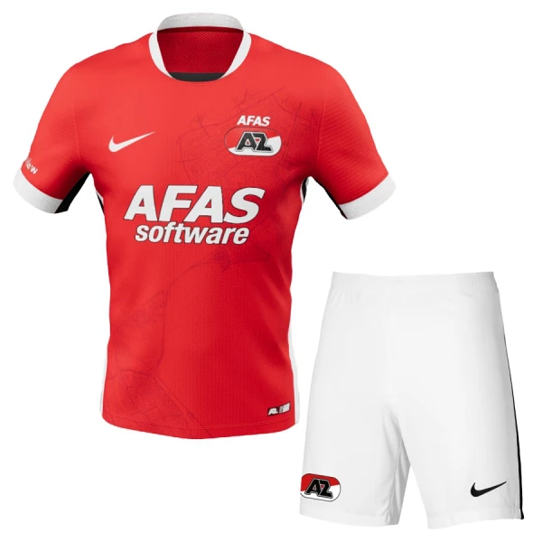 Billiga Fotbollströjor Barn AZ Alkmaar Hemmatröja 2025/26 Fotbollsställ