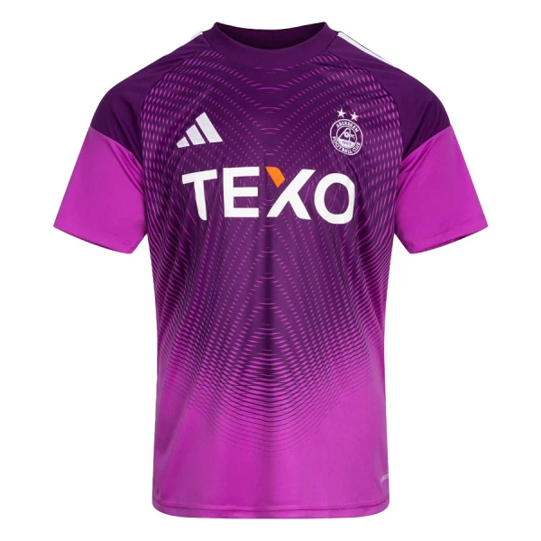 Billiga Fotbollströjor Herr Aberdeen Målvaktströja 2025/26 Lila