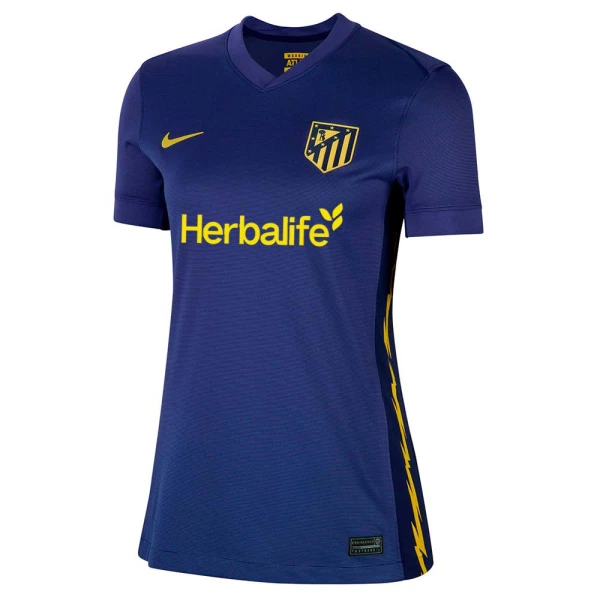Billiga Fotbollströjor Atlético Madrid Bortatröja 2025/26 Dam Kortärmad