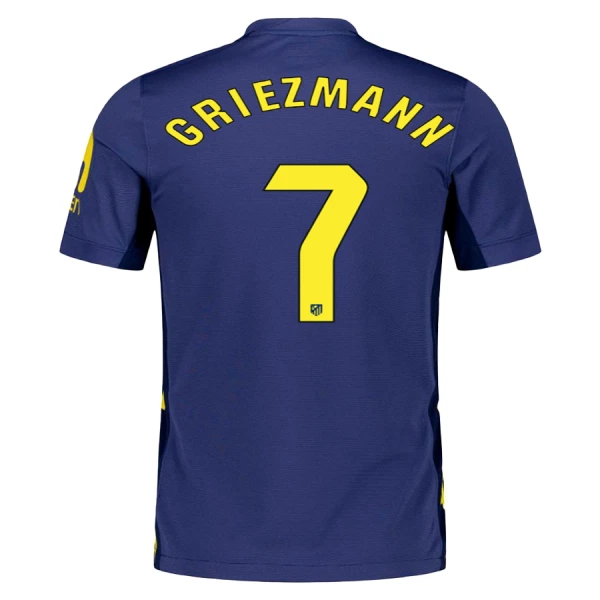 Fotbollskläder Herr Atlético Madrid Bortatröja 2025/26 Antoine Griezmann 7