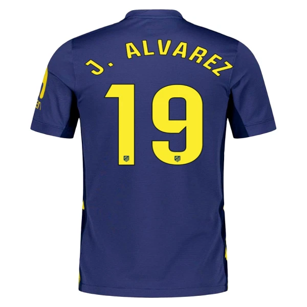 Fotbollskläder Herr Atlético Madrid Bortatröja 2025/26 Julian Alvarez 19