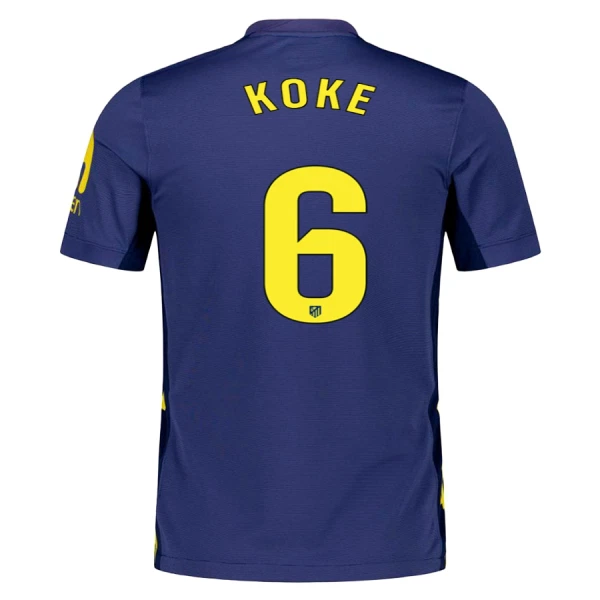 Billiga Fotbollströjor Herr Atlético Madrid Bortatröja 2025/26 Koke 6