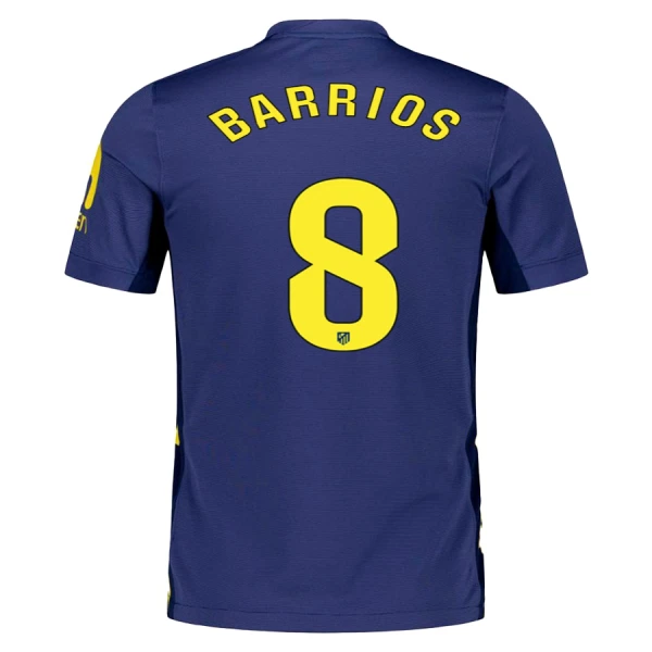 Fotbollströjor Herr Atlético Madrid Bortatröja 2025/26 Pablo Barrios 8