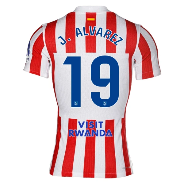 Atlético Madrid Hemmatröja 2025/26 Herr Fotbollströja Kit Julian Alvarez 19