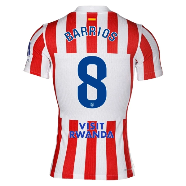 Atlético Madrid Hemmatröja 2025/26 Herr Fotbollströja Kit Pablo Barrios 8
