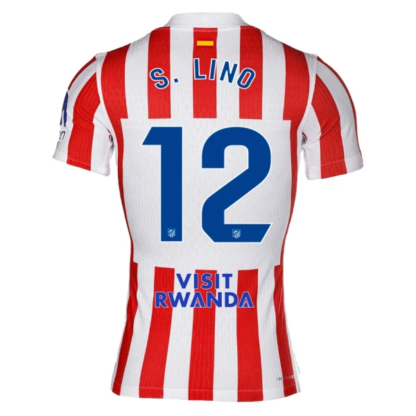 Billiga Fotbollströjor Herr Atlético Madrid Hemmatröja 2025/26 Samuel Lino 12