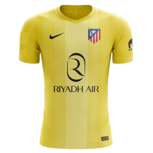Billiga Fotbollströjor Atlético Madrid Målvaktsställ 2025/26 Gul/Vit