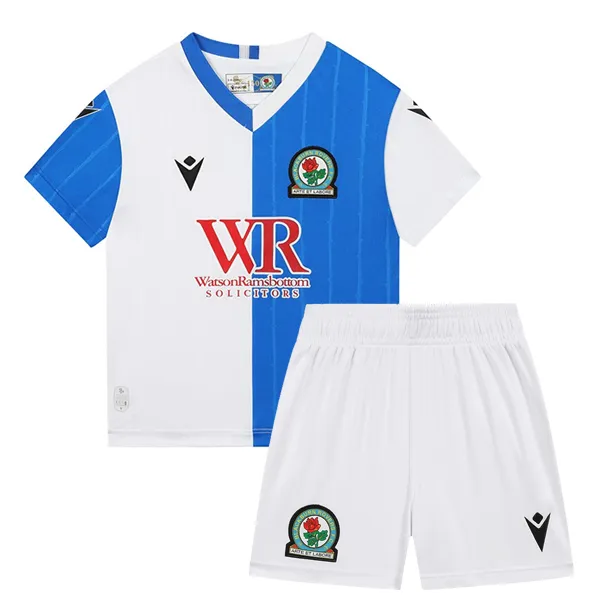 Billiga Fotbollströjor Barn Blackburn Rovers Hemmatröja 2025/26 Fotbollsställ