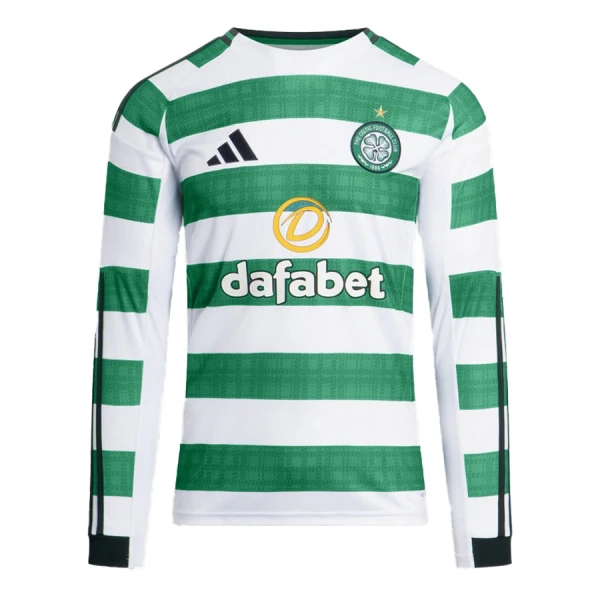 Matchtröjor Fotboll Herr Celtic FC Hemmatröja 2025/26 Långärmad