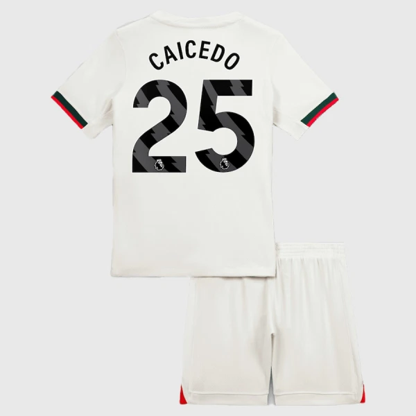 Fotbollströjor Barn Billiga Chelsea Bortatröja 2025/26 Moisés Caicedo 25
