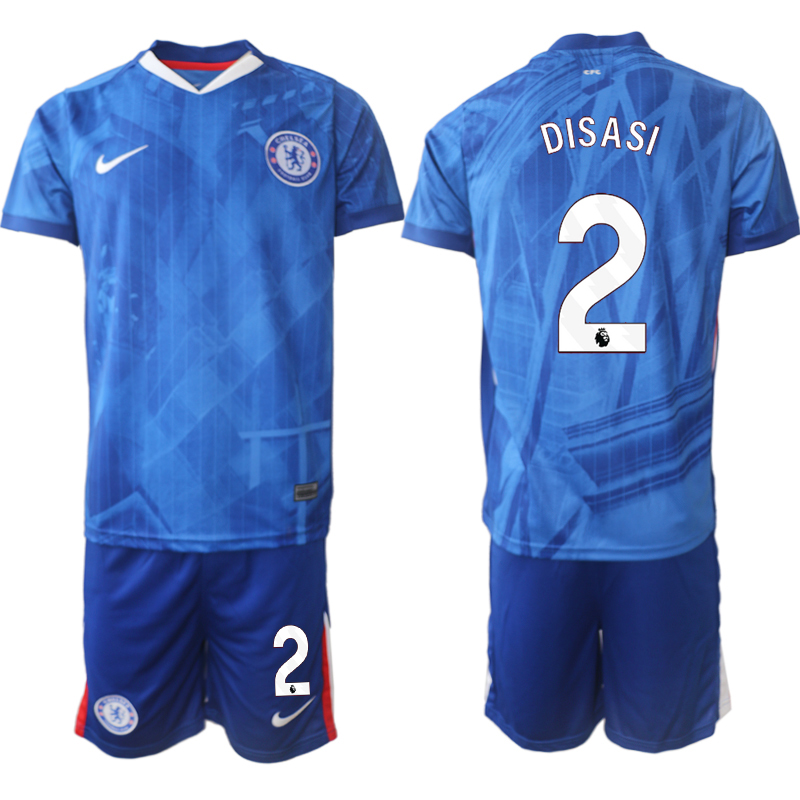 Fotbollskläder Set Herr Chelsea FC Hemmaställ 2025/26 Axel Disasi 2