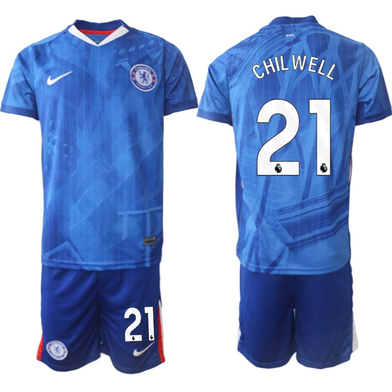 Matchställ Fotboll Herr Chelsea FC Hemmaställ 2025/26 Ben Chilwell 21