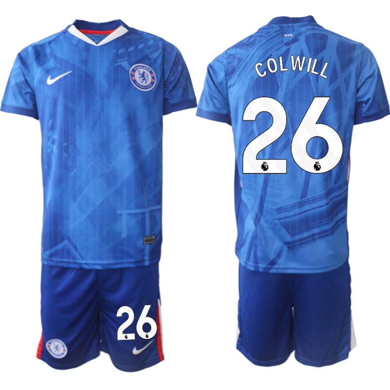 Matchställ Fotboll Herr Chelsea FC Hemmaställ 2025/26 Levi Colwill 6
