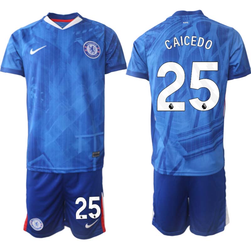 Matchställ Fotboll Herr Chelsea FC Hemmaställ 2025/26 Moisés Caicedo 25
