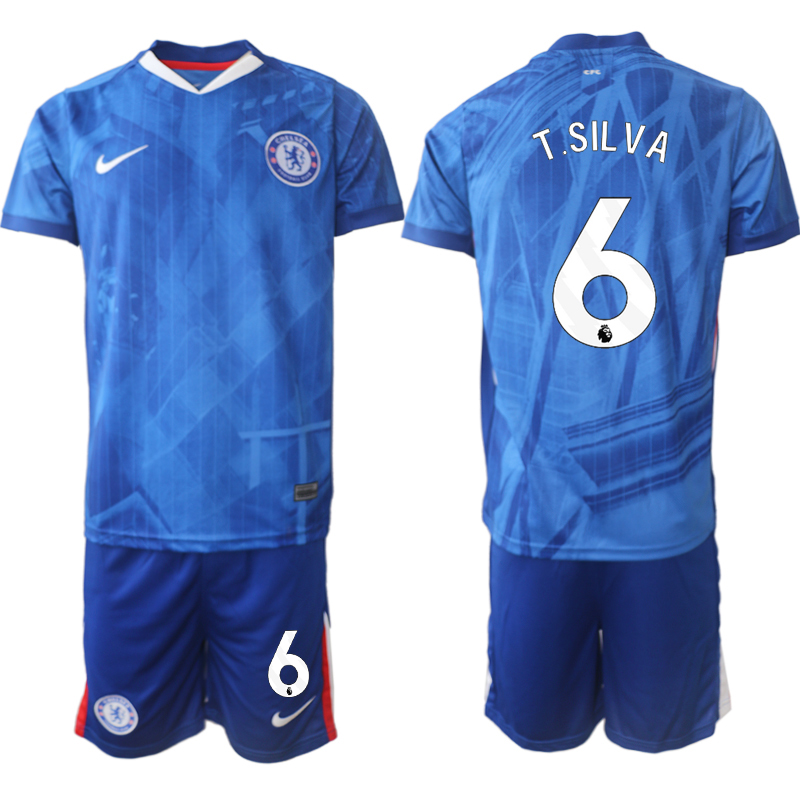 Fotbolls Matchtröjor Chelsea FC Hemmaställ 2025/26 Thiago Silva 6