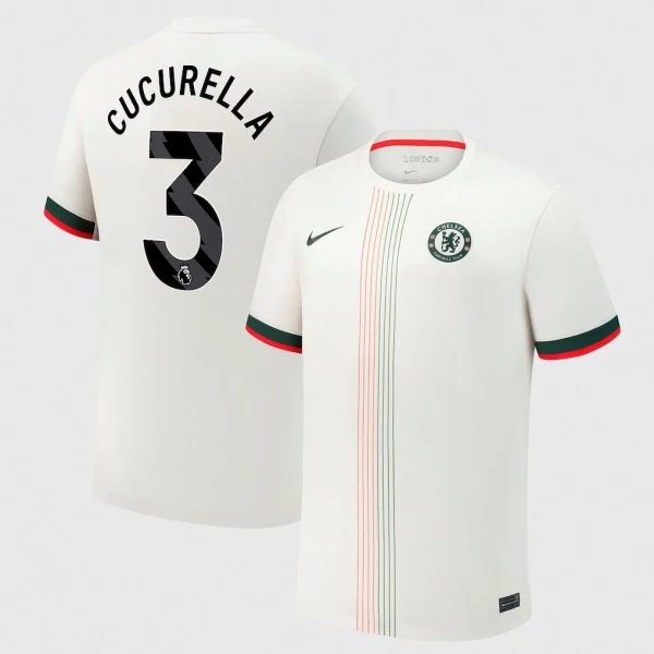 Billiga Fotbollströjor Chelsea Bortatröja 2025/26 Herr Marc Cucurella 3