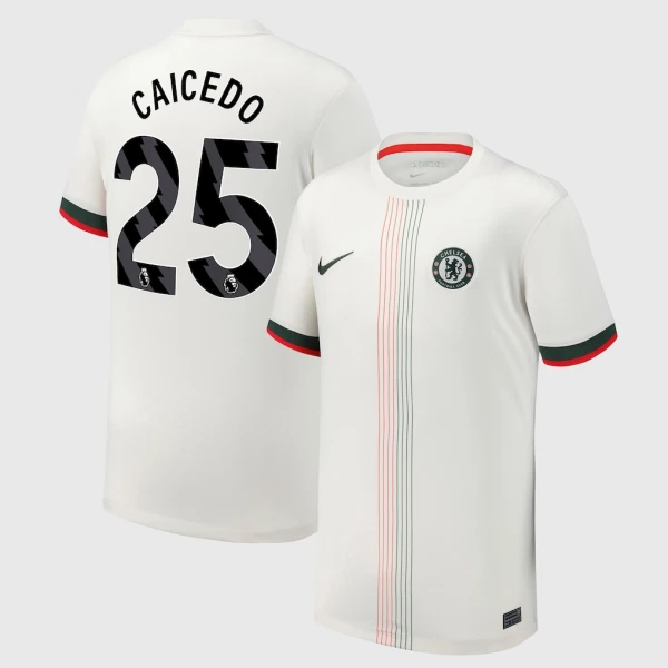Billiga Fotbollströjor Chelsea Bortatröja 2025/26 Herr Moisés Caicedo 25