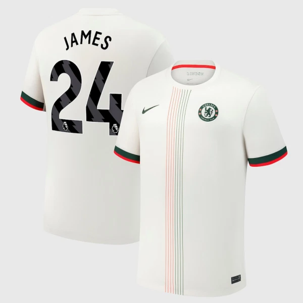 Fotbollströjor Billigt Chelsea Bortatröja 2025/26 Herr Reece James 24